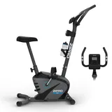 Zipro Heimtrainer Fahrrad Beat, Ergometer Fitnessbikes, Magnetisches Fahrradtrainer, Ergometer Fahrrad bis 120kg, Indoor Bike, Trainingsfahrrad für zuhause, Fahrradergometer Batteriebetrieben