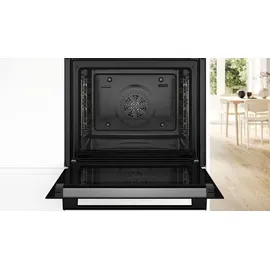 Bosch Herdset 60 cm Pyrolyse 3D-Heißluft FlexInduktion Home Connect PowerBoost A+ Schwarz