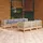 vidaXL Garten-Lounge-Set 8-tlg. grau Kiefer