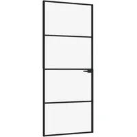 vidaXL Innentür Schwarz rechts 83 x 201,5 cm