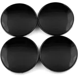RhinoTuning 4 Stück Radnabenkappen für Nabendeckel OD 69,5mm ID 50,3mm, Schwarz Radnabenabdeckung Geeignet für 2000-2011 Ford Focus Rad, 2M51-1000-AA 2M5Z-1130-AB Felgendeckel