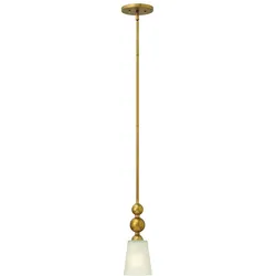 Zelda 1-flammige Mini-Pendelleuchte - Vintage-Messing