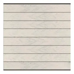 Elephant Steckzaun Modular 180 WPC BiColor weiß 180x174cm, Leiste Anthrazit