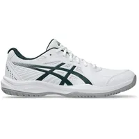 Asics Court Slide 4 Sneaker, Weiss/SÄCHSISCHES GRÜN, 46.5 EU