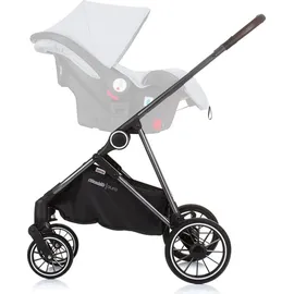 Chipolino Aura 2 in 1 umbaubar Wickeltasche Aschgrau Schwarz