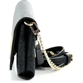 GUESS Noelle Xbody Flap Organizer Coal Logo