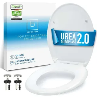 Benkstein Premium Toilettendeckel antibakteriell Duroplast Weiß