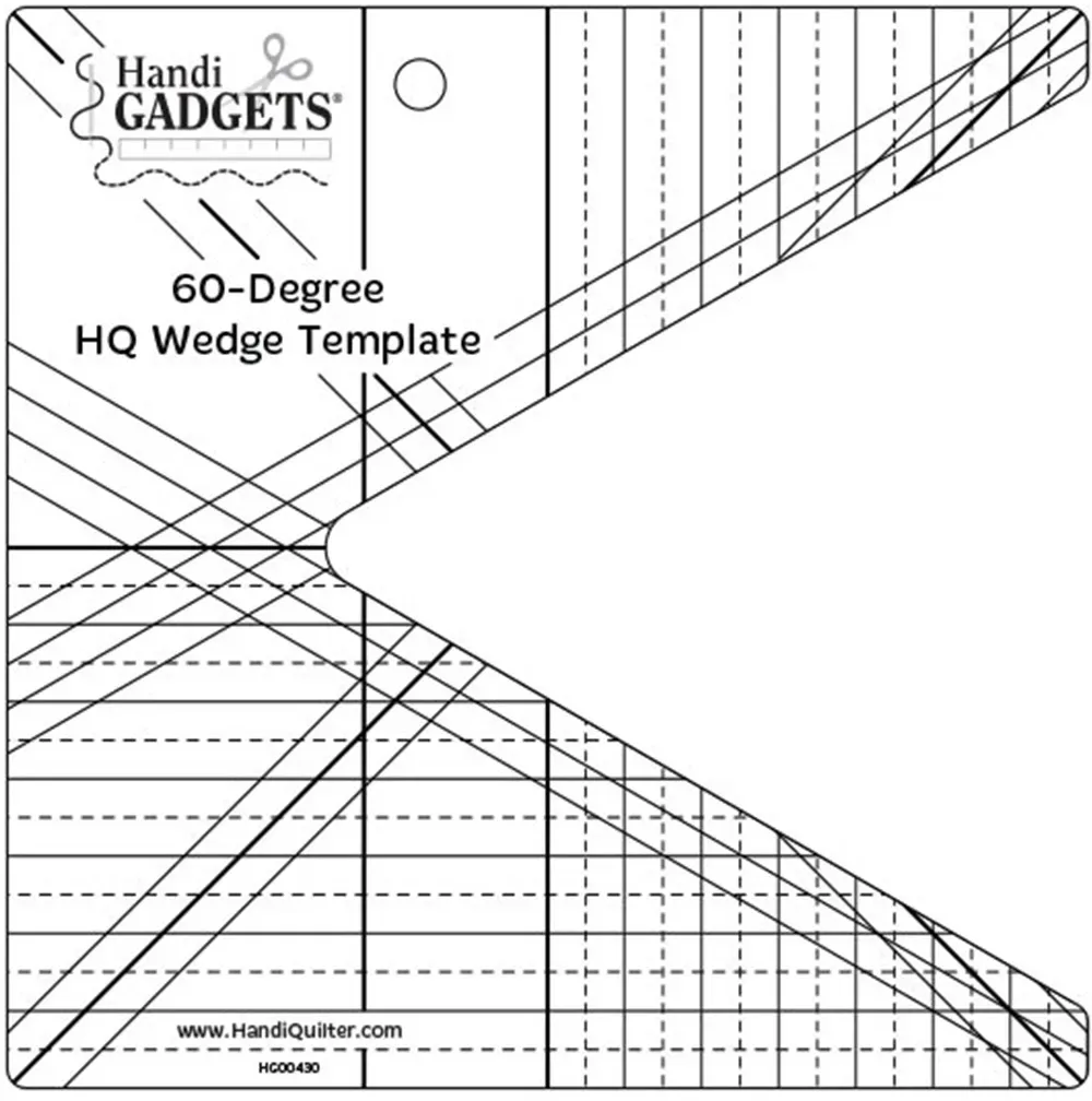 Handi Quilter 60 Degree Wedge Ruler