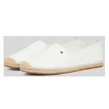 Tommy Hilfiger Espadrilles mit Logo Stitching, Offwhite, 39