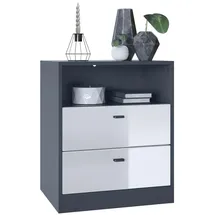 Vladon Nachtschrank Pino V1 56 x 67,5 x 36 cm Weiß