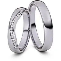 Trauringe Kirchhain 585er Palladium - 8044