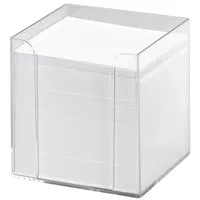 Folia Zettelbox transparent inkl. 700 Notizzettel Weiß 1 St.