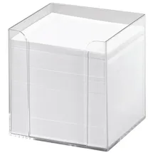 Folia Zettelbox transparent inkl. 700 Notizzettel Weiß 1 St.