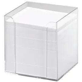 Folia Zettelbox transparent inkl. 700 Notizzettel Weiß 1 St.
