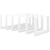 HEVVA 2er-Set Möbelfüße - Graz - Höhe 20 cm (Tiefe 20 cm, Weiß)