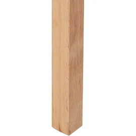 Beliani Esszimmerstuhl Orono Holz Braun/Beige 2er Set