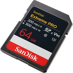 SANDISK Speicherkarte "SDXC Extreme PRO", schwarz, 64 GB, Speicherkarten