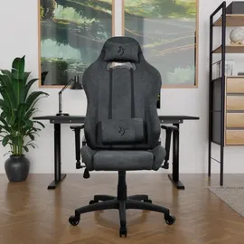 Arozzi Torretta Gaming-Stuhl Soft Fabric Dunkelgrau