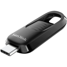 SanDisk Ultra Slider 256GB - USB-Stick 256 GB (USB-Flash-Laufwerk, einziehbarer Anschluss, USB 3.2 Gen 1, bis zu 400 MB/s) Schwarz