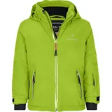 Bergson Winterjacke FRODO Kinder Skijacke, perfekt für kleine Wintersportler!, Normalgrößen, li grün 98