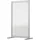 NOBO durchsichtige Schreibtisch-Trennwand aus Acryl, Freistehende Schutztrennwand, Hygieneschutz, Premium Plus, 600x1000 mm, 1915493