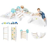 9-in-1 Montessori-kletterset Mit Rutsche Und Rampe
