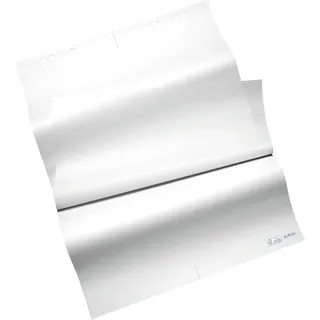Herlitz 10834133 Flipchartblock, 65x98cm (Blanko - 2 Blöcke)