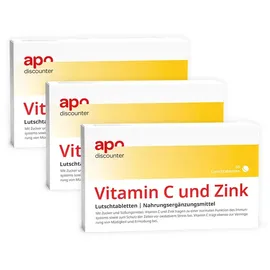 apodiscounter Vitamin C und Zink Lutschtabletten 60 St.