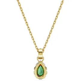 Swarovski Kette Chroma gold / grün / weiß