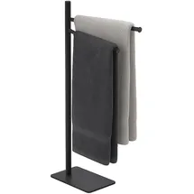 Relaxdays Handtuchständer 2-armig Schwarz