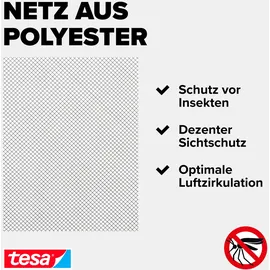 Tesa Fliegengitter Comfort 120 x 140 cm Weiß