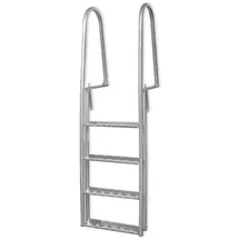 vidaXL 4-Stufig Pooleiter 167 cm 91197