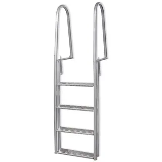 vidaXL 4-Stufig Pooleiter 167 cm 91197