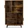 Costway Bücherschrank 80 x 24 x 120 cm Braun