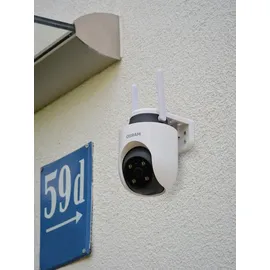 Osram SMART+ Außenkamera 360° Weiß