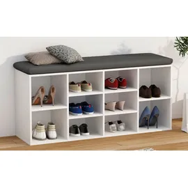 VCM Hinsol 104 x 50 x 30 cm weiß / weiß