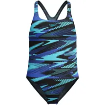 Speedo Hyperboom Allover Medalist Badeanzug Cobalt Pop 5-6 Jahre