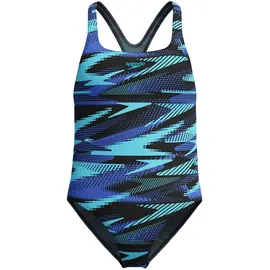 Speedo Hyperboom Allover Medalist Badeanzug Cobalt Pop 5-6 Jahre