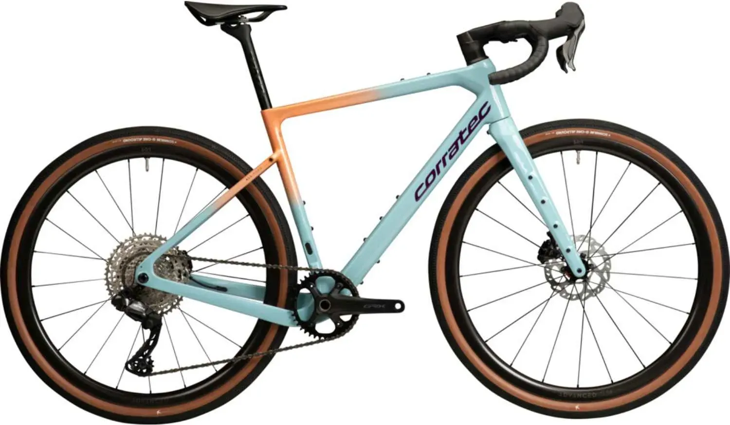 Corratec Allroad C1 Gravelbike - Blue Grey, Copper Orange, Purple - 52cm | 28 Zoll