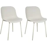 Esszimmerstuhl 2er Set BELOIT Hellbeige
