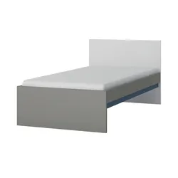 Bett  Laser , grau , Maße (cm): B: 96 H: 80,5