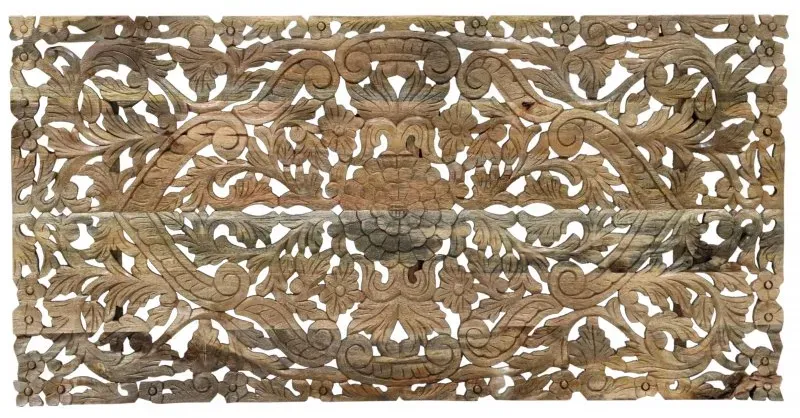 Wandbild 70x140x2,5 handgeschnitzt aus Mango-Massivholz