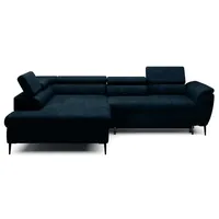 Ecksofa Tempo New Stoff Blau Azur