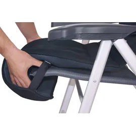 Crespo Polsterauflage Air Deluxe Schwarz/Grau