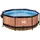EXIT TOYS Wood Pool 244 x 76 cm inkl. Filterpumpe + Abdeckung