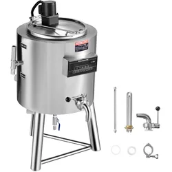 VEVOR Kommerzielle Pasteurisierungsmaschine 30L Pasteurisator Milchsterilisation
