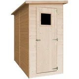 TIMBELA Gartenhaus Holz H203x123x223 cm/2.1 m2 - Geräteschuppen Holz ohne Boden, Gartenhütte Holz, Fahrrad Schuppen, - Wasserfestes Dach M348A