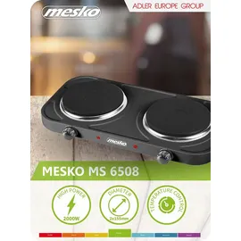 Mesko MS 6509 Doppelkochplatte