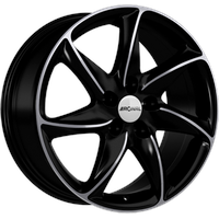 Ronal R51 8x17 ET33 5x108 76, jetblack-frontkopiert