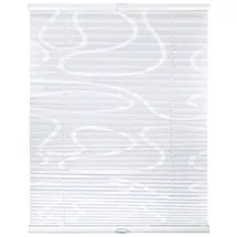 MYDECO Plissee MOVE 120 x 130 cm / Fenstergröße (Velux) weiß